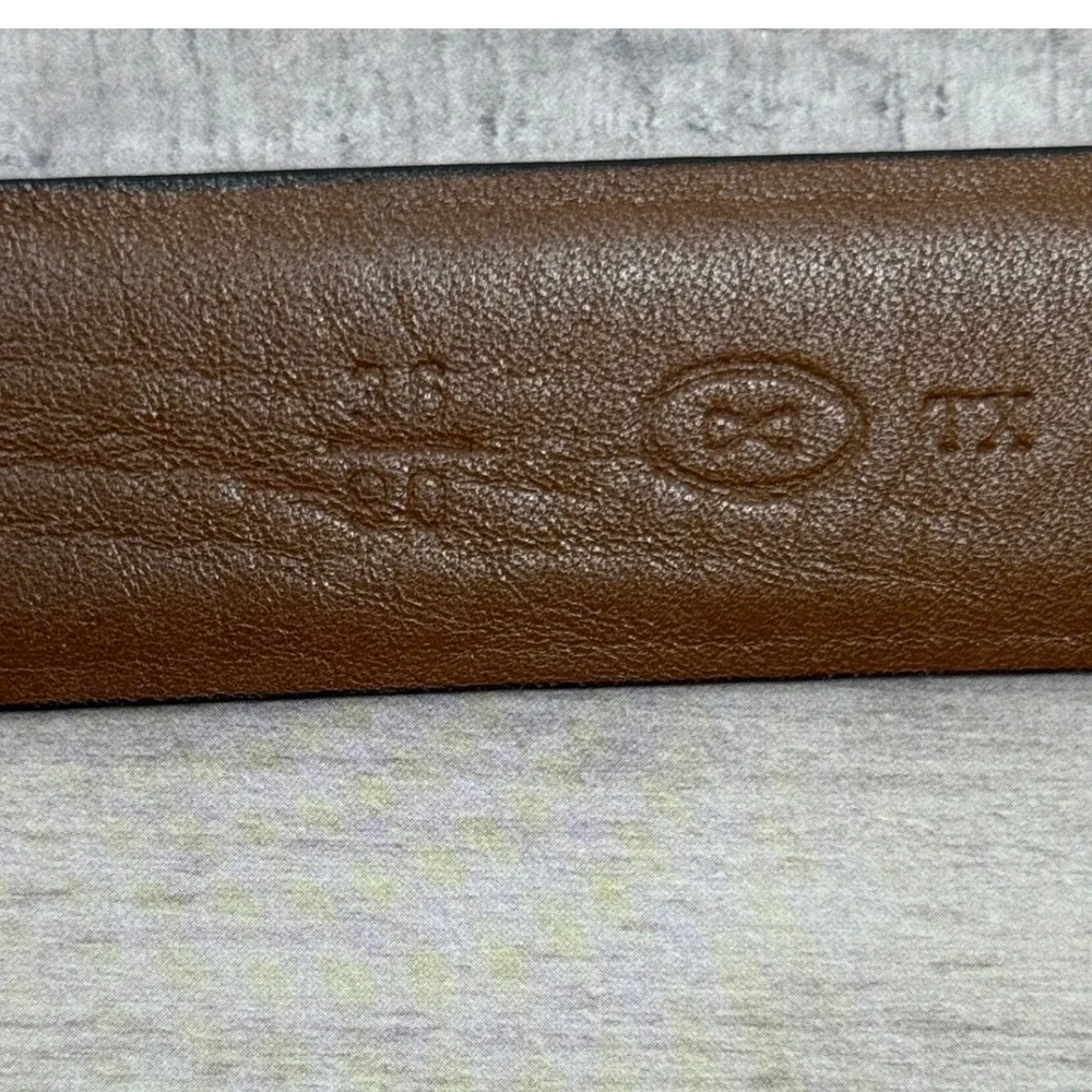 Trafalgar Molina Men Belt Lizard Embossed Italy Old Money Preppy Formal Textured